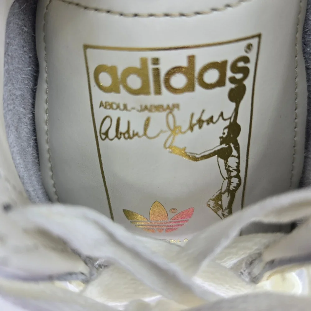 Adidas Jabbar Lo Off White Royal Blue Kareem Abdul-Jabbar Shoes JI0150 Mens 7.5